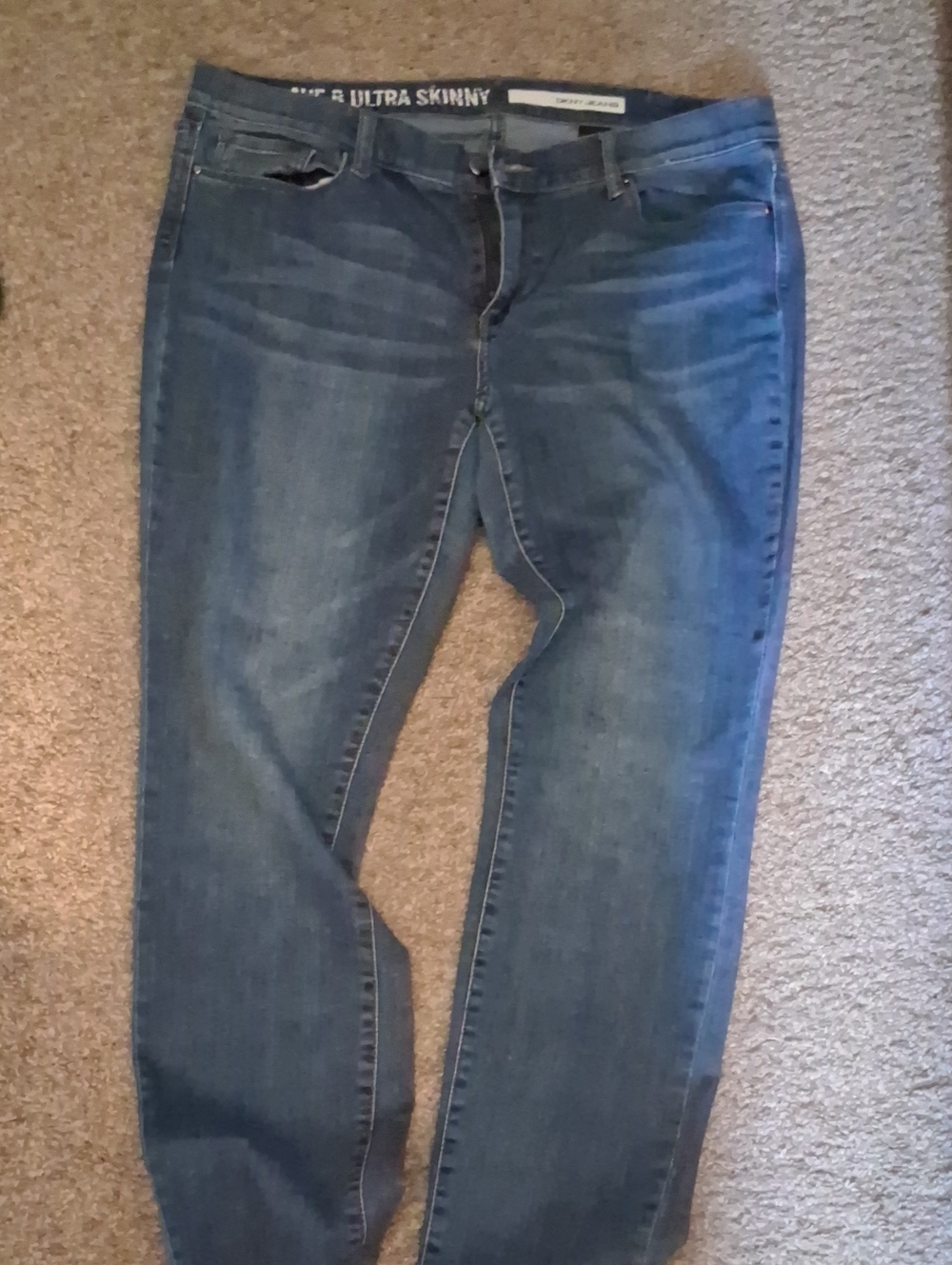 DKNY Women’s Skinny Jeans in Medium Blue Wash